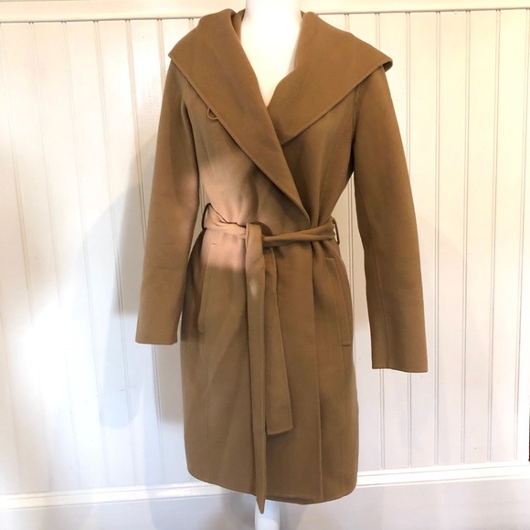 theory cashmere wrap coat